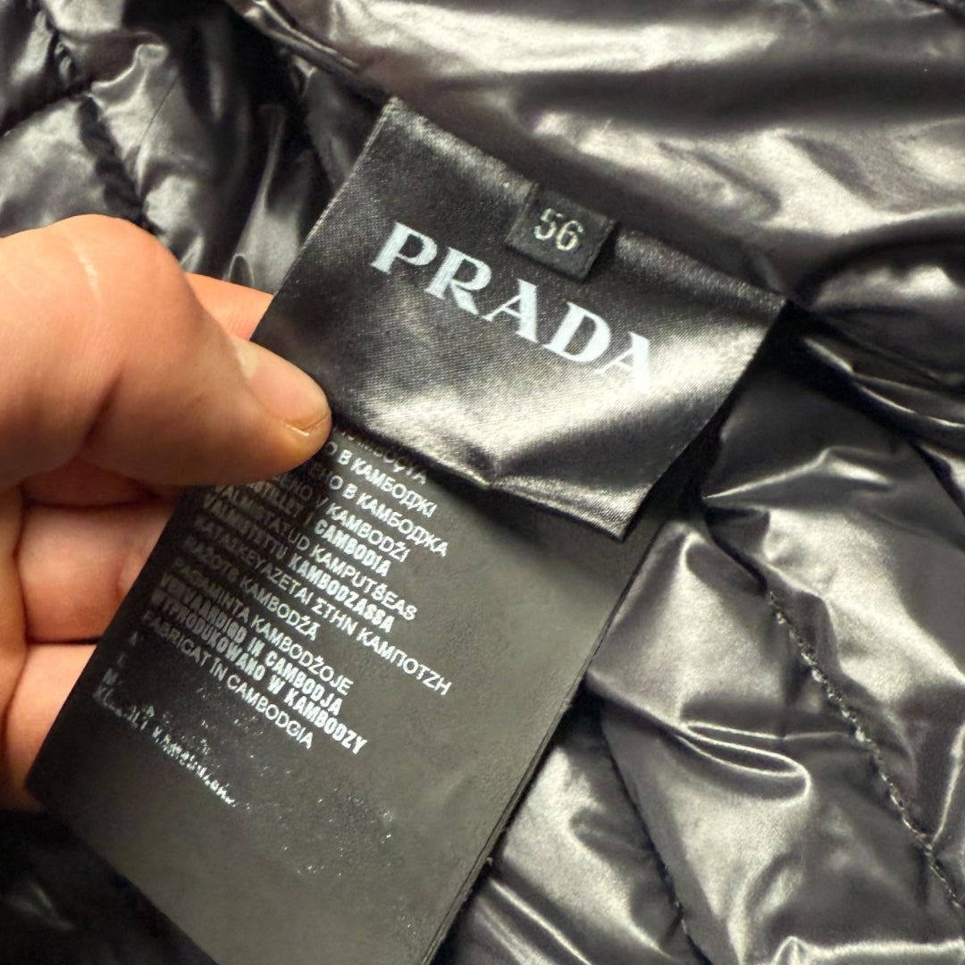 Prada down jacket khaki - Extra large