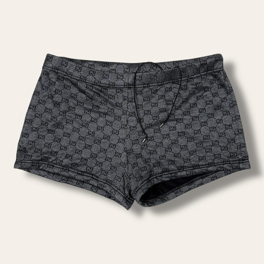 Gucci swim trunks grey - Large