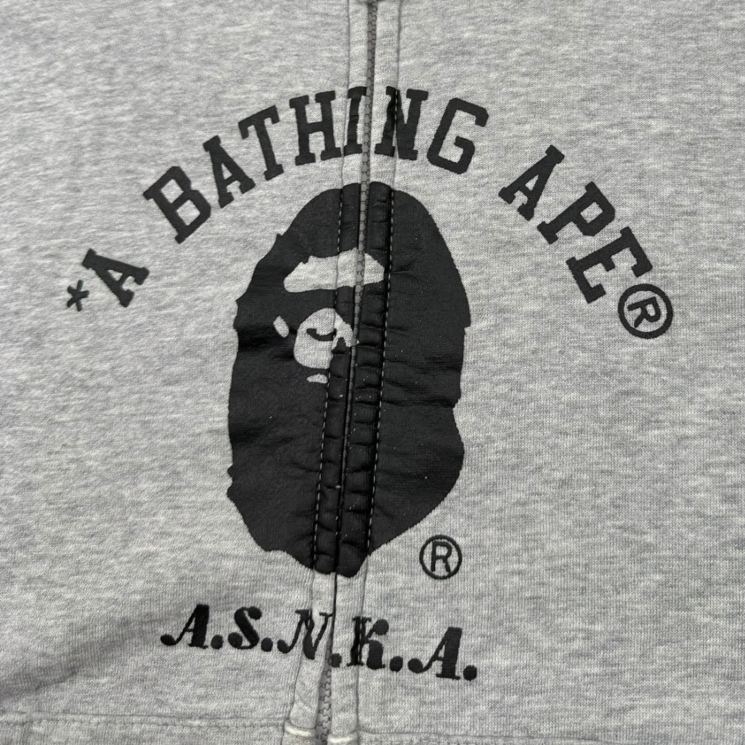 Bape zip-up hoodie grey - Medium