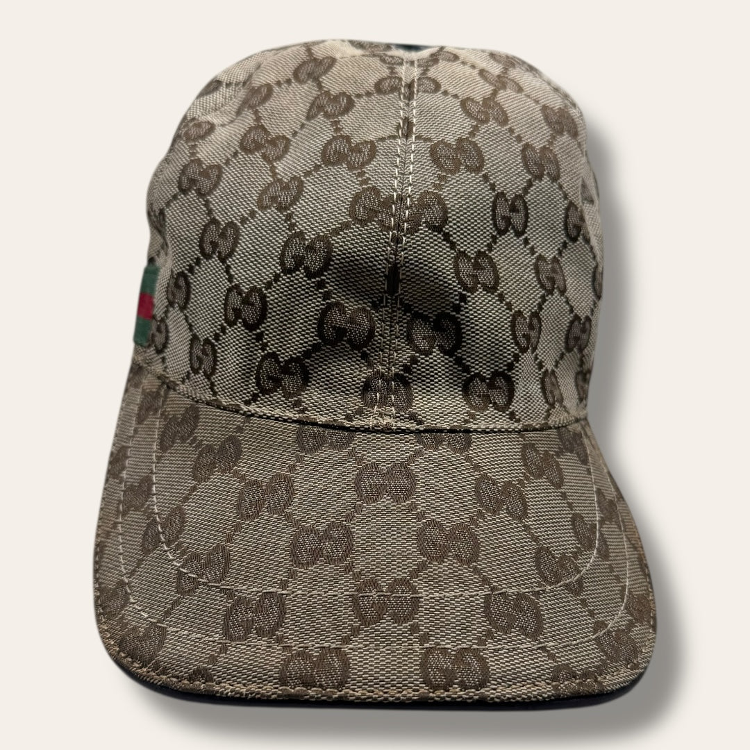 Gucci canvas cap beige - Small