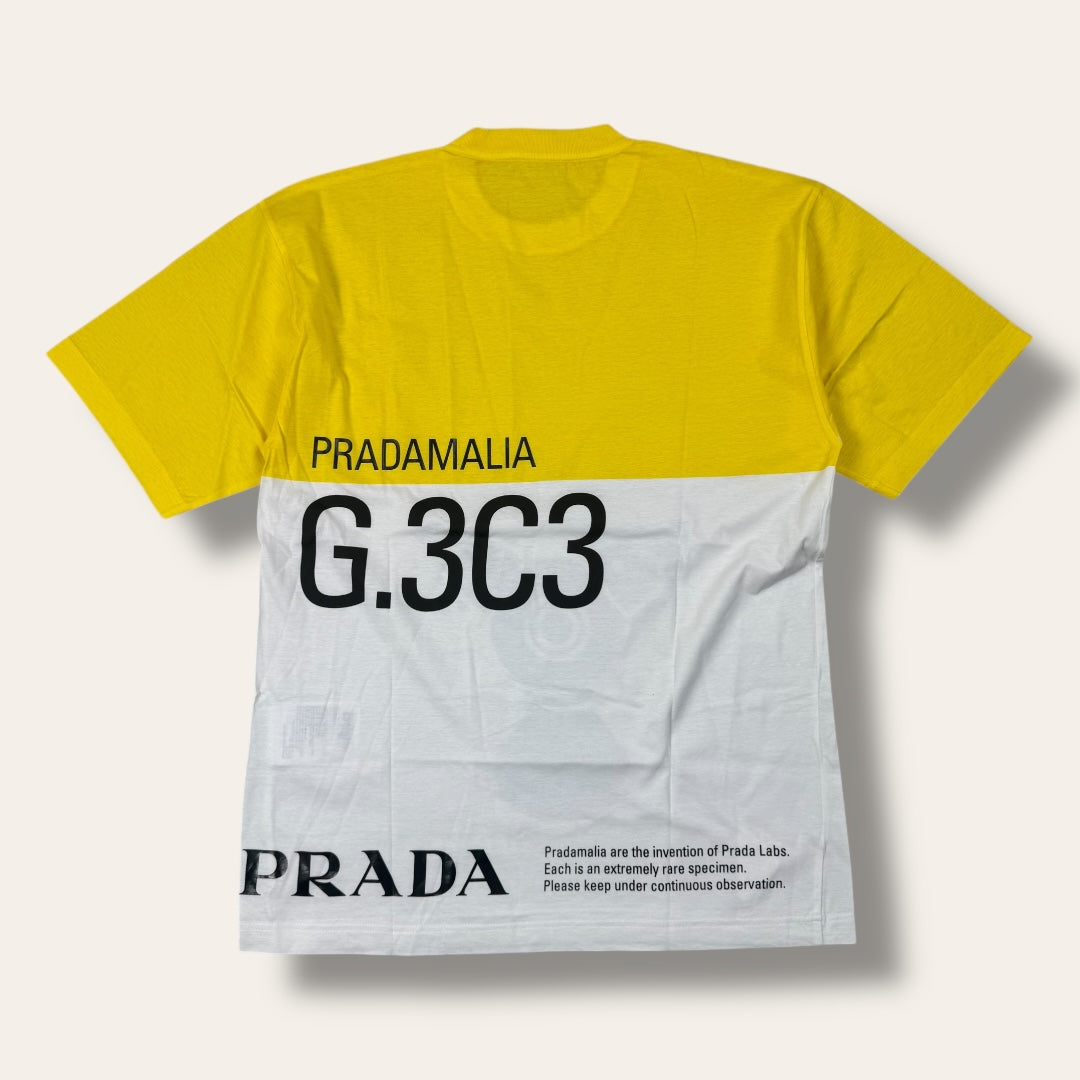 Prada tee 2018 white/yellow - Small