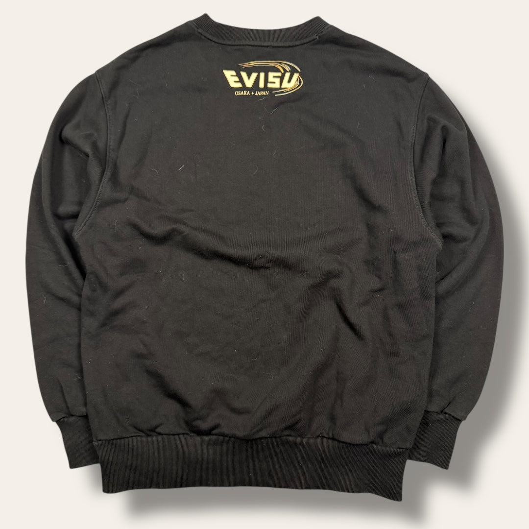 Evisu sweater blue/black - Medium