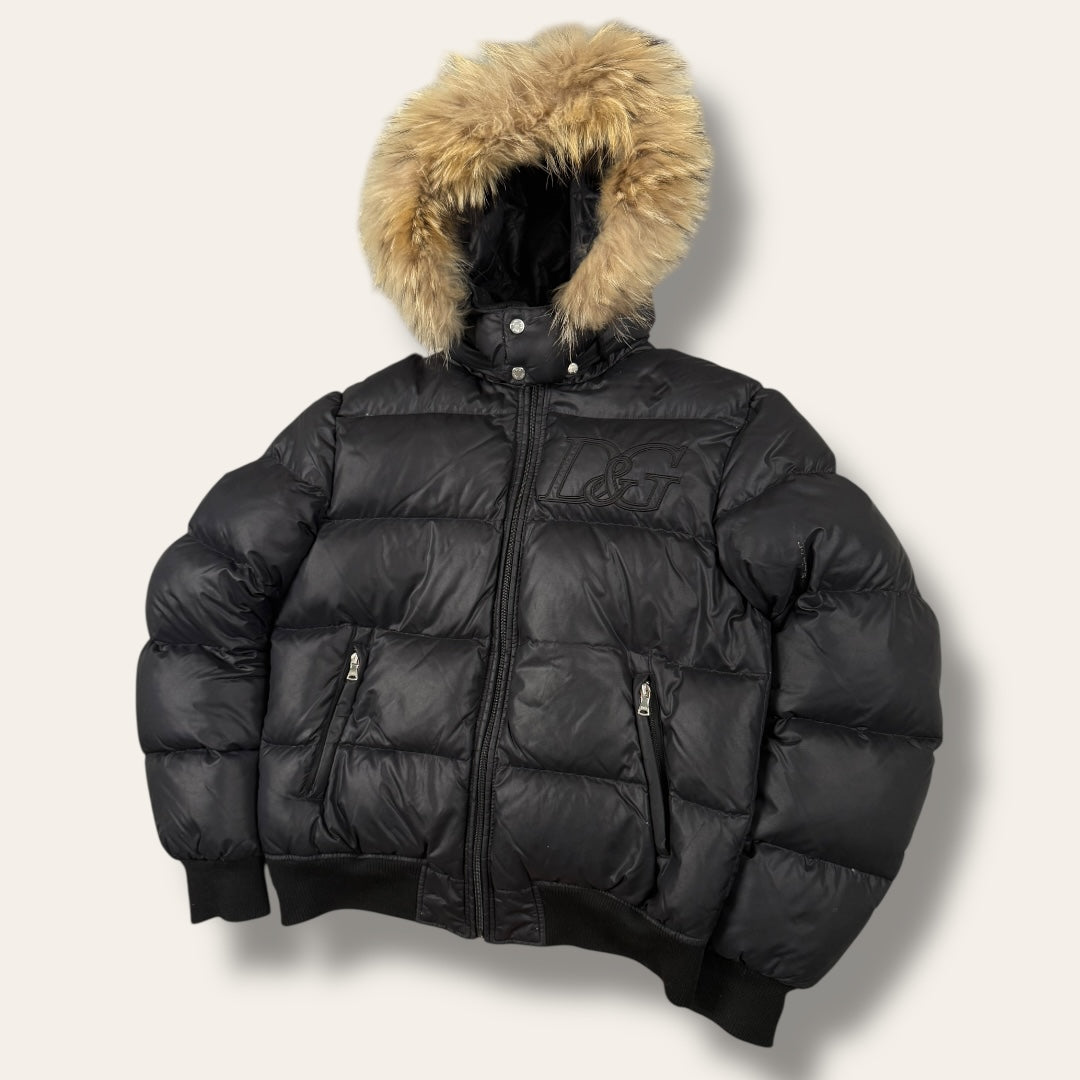 Dolce & gabbana puffer down jacket black - Medium