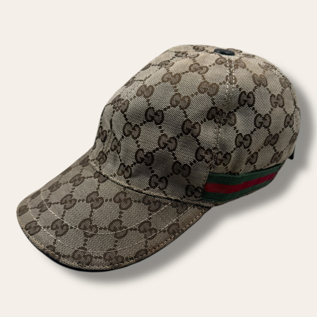 Gucci canvas cap beige - Small