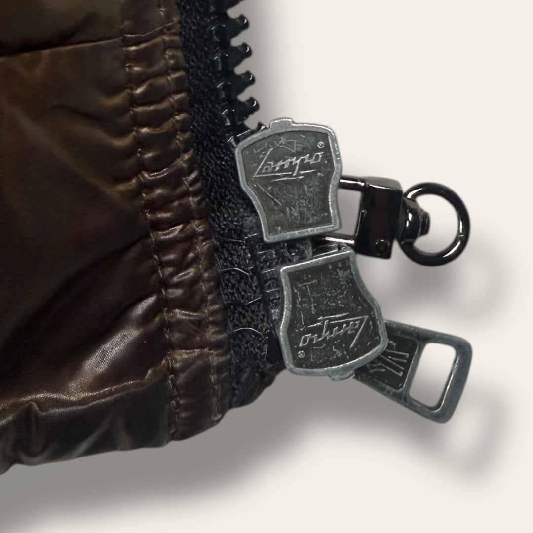 Moncler down jacket black - Large