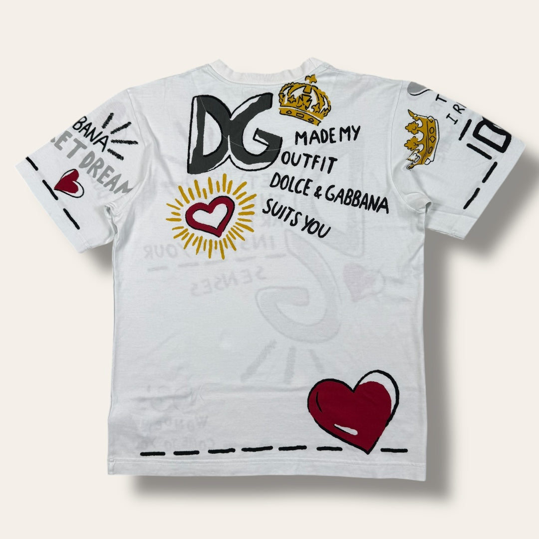 Dolce & Gabbana tee white - Medium