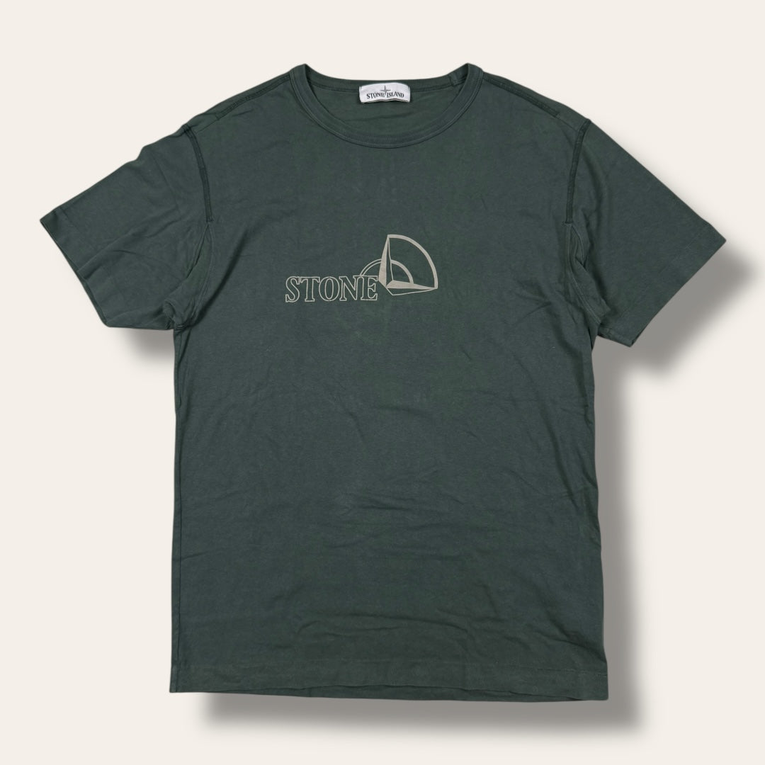 Stone Island tee dark green - Large