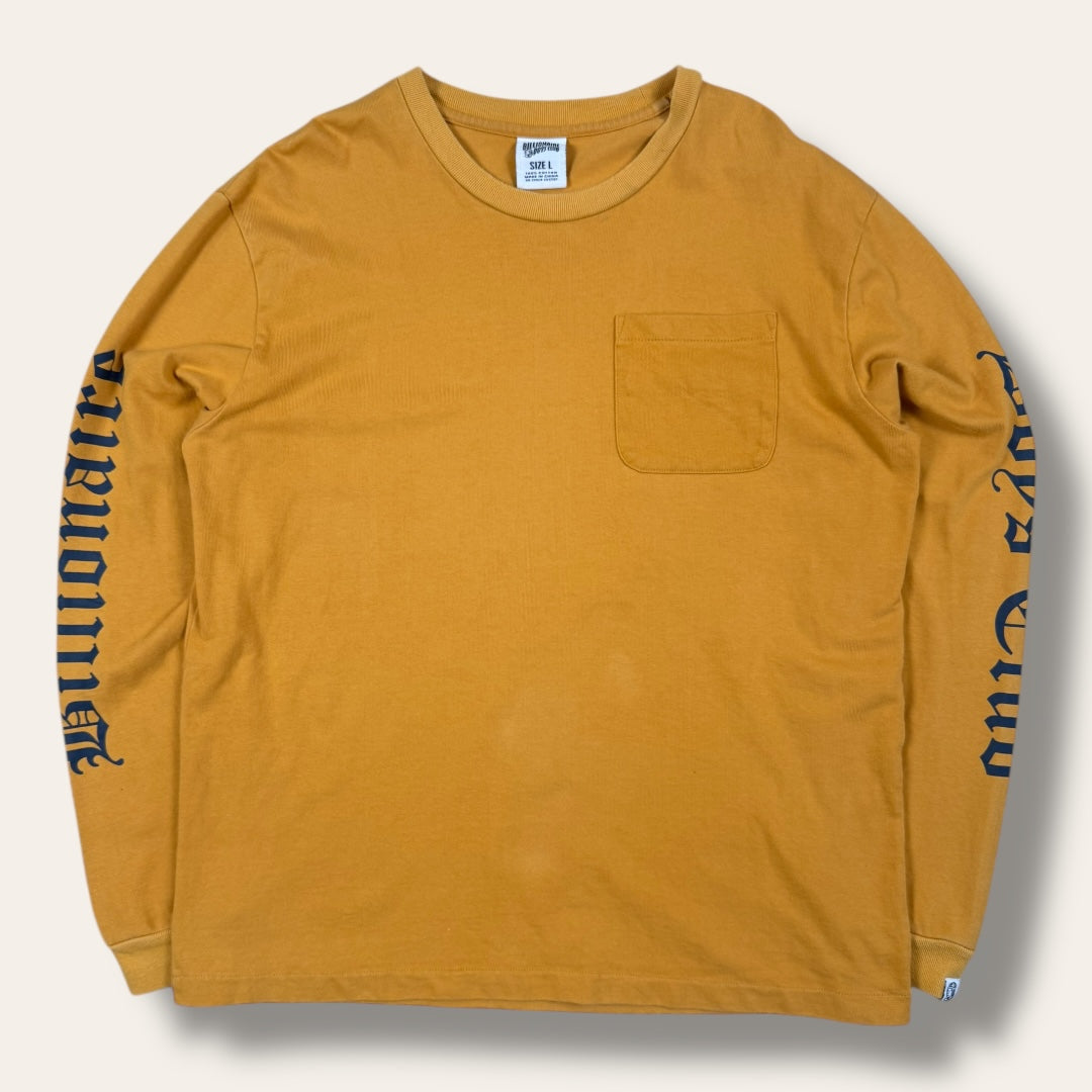 Billionaire boys club long sleeve mustard - Large