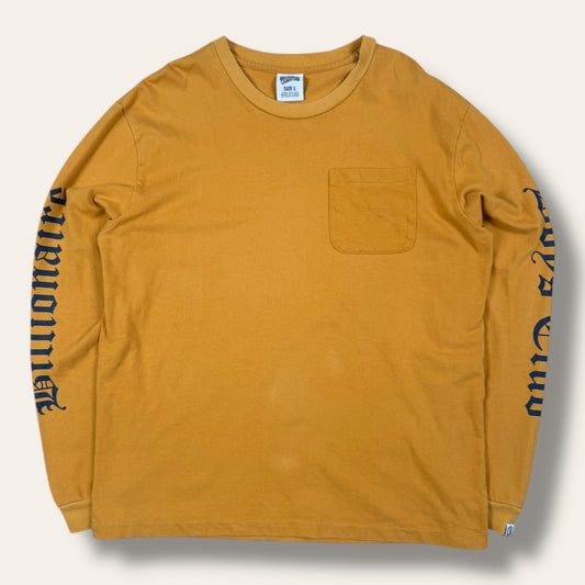 Billionaire boys club long sleeve mustard - Large
