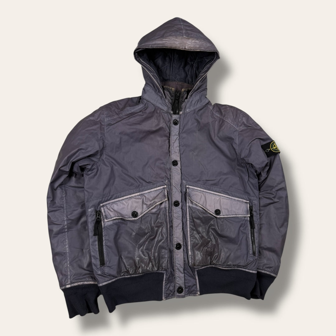 Stone island mussola gommata jacket purple - Large