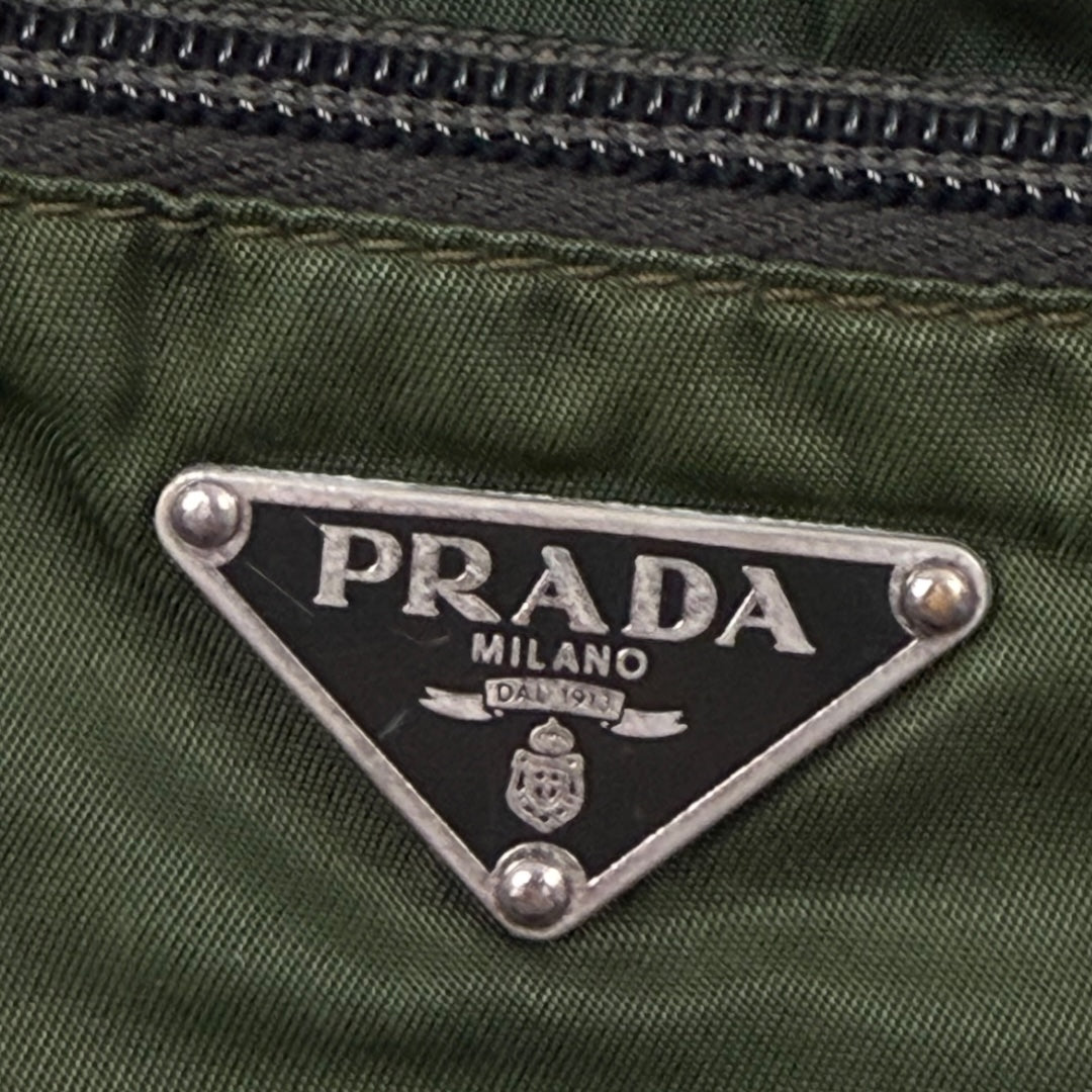 Prada shoulder bag khaki