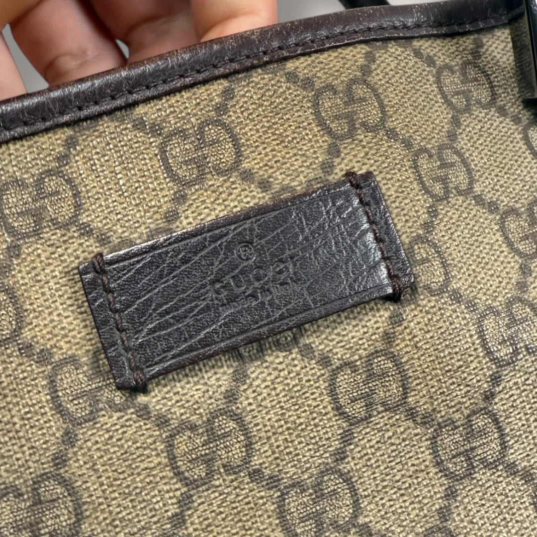 Gucci canvas handbag