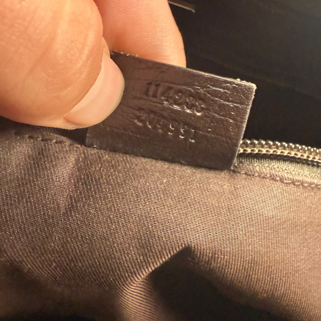 Gucci canvas handbag