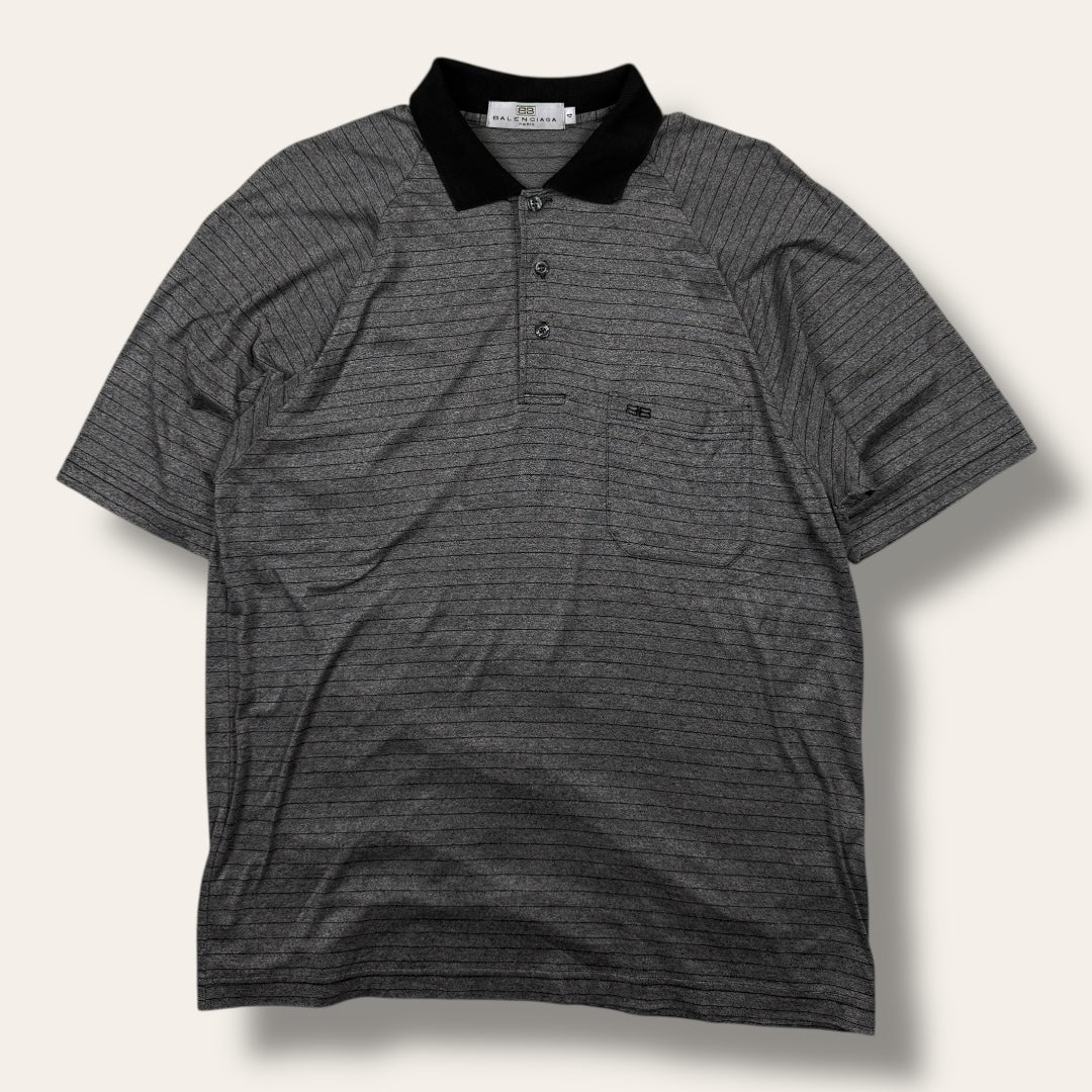 Balenciaga polo shirt grey - Medium