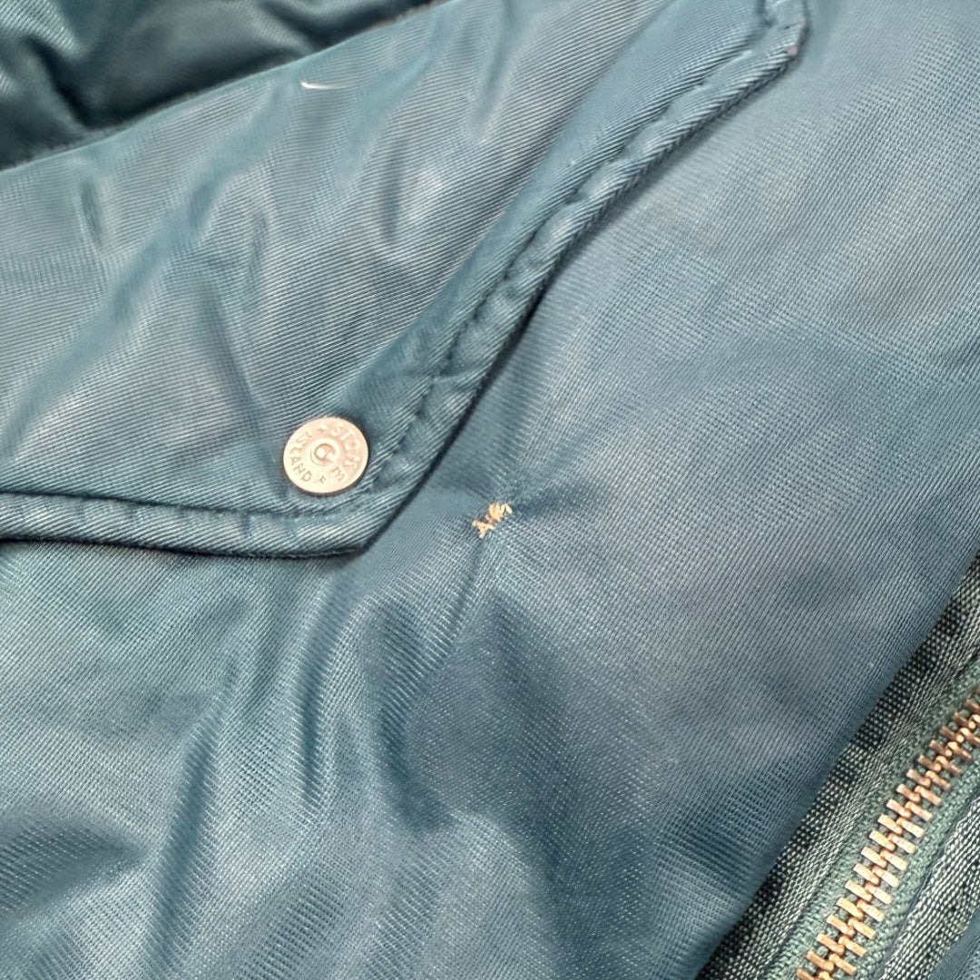 Stone Island Mesh badge jacket blue - Small
