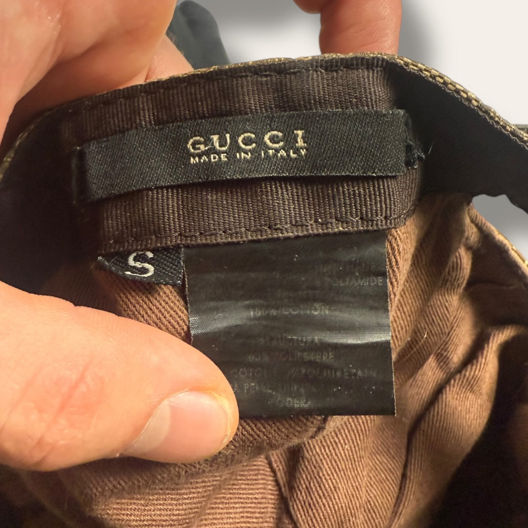 Gucci canvas cap beige - Small
