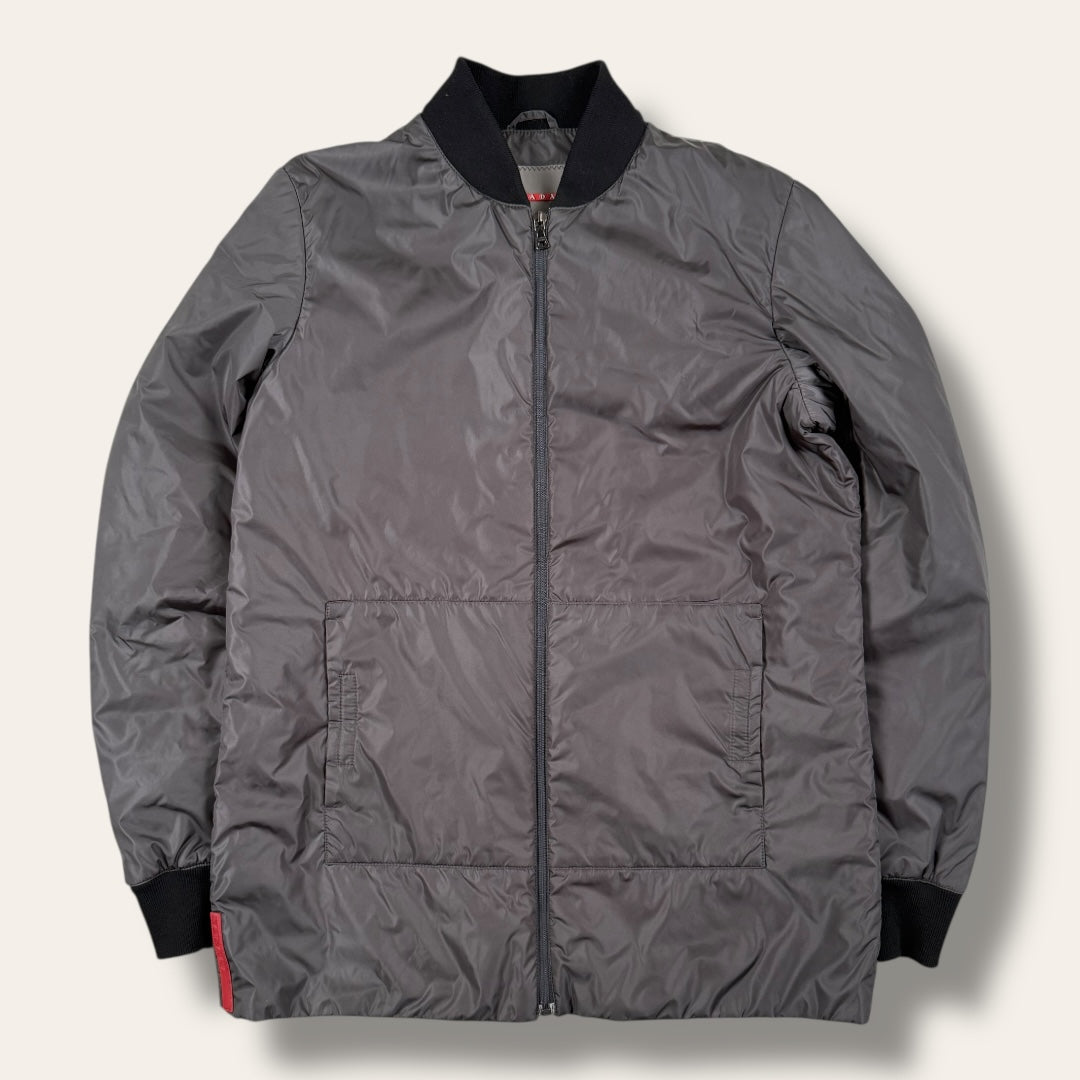 Prada sport bomber jacket grey - Small