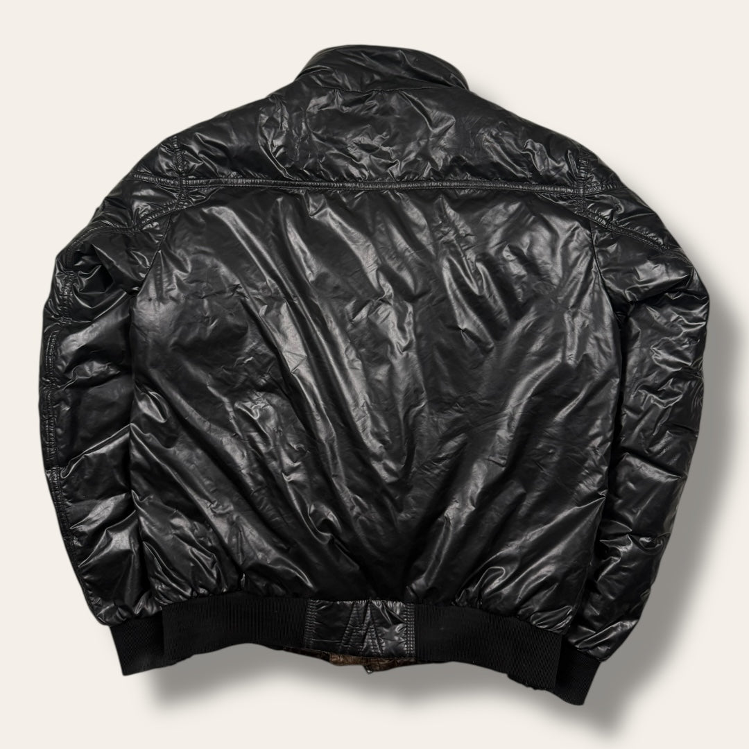 Moncler down jacket black - Large