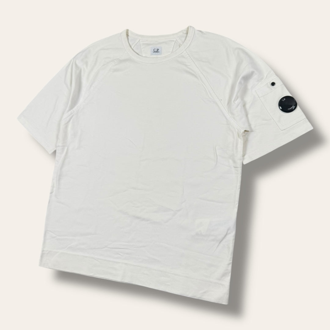 C.P. Company logo tee white - Medium