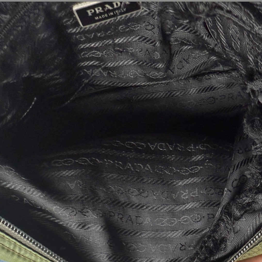 Prada shoulder bag khaki