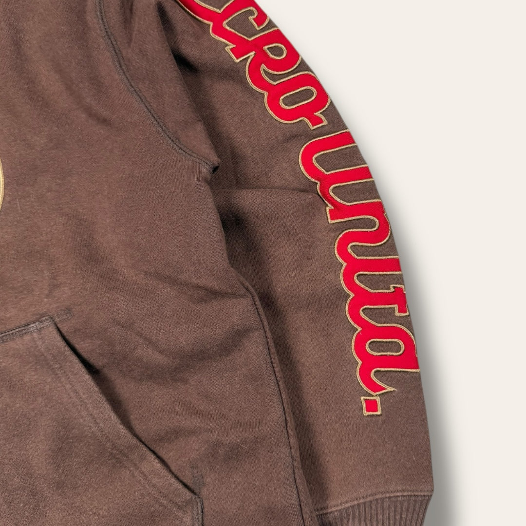 Ecko zip-up hoodie brown - Small