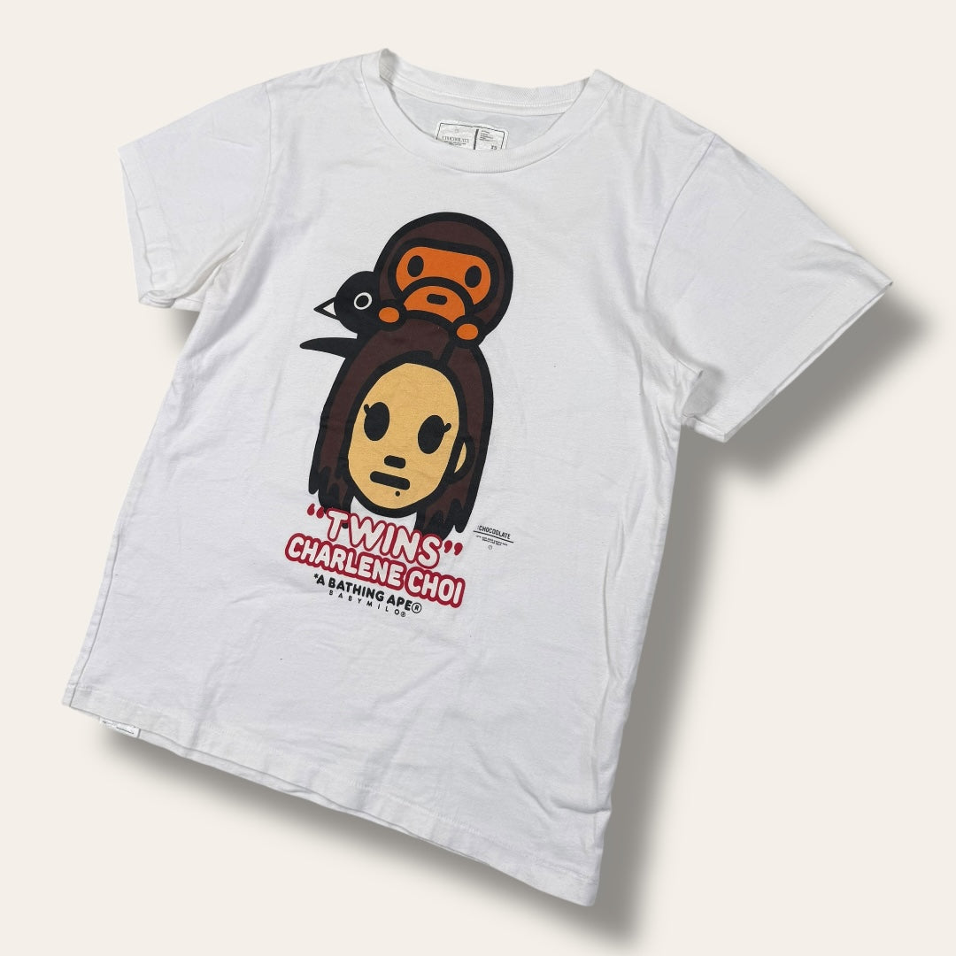 Bape x Chocolate tee white - XS