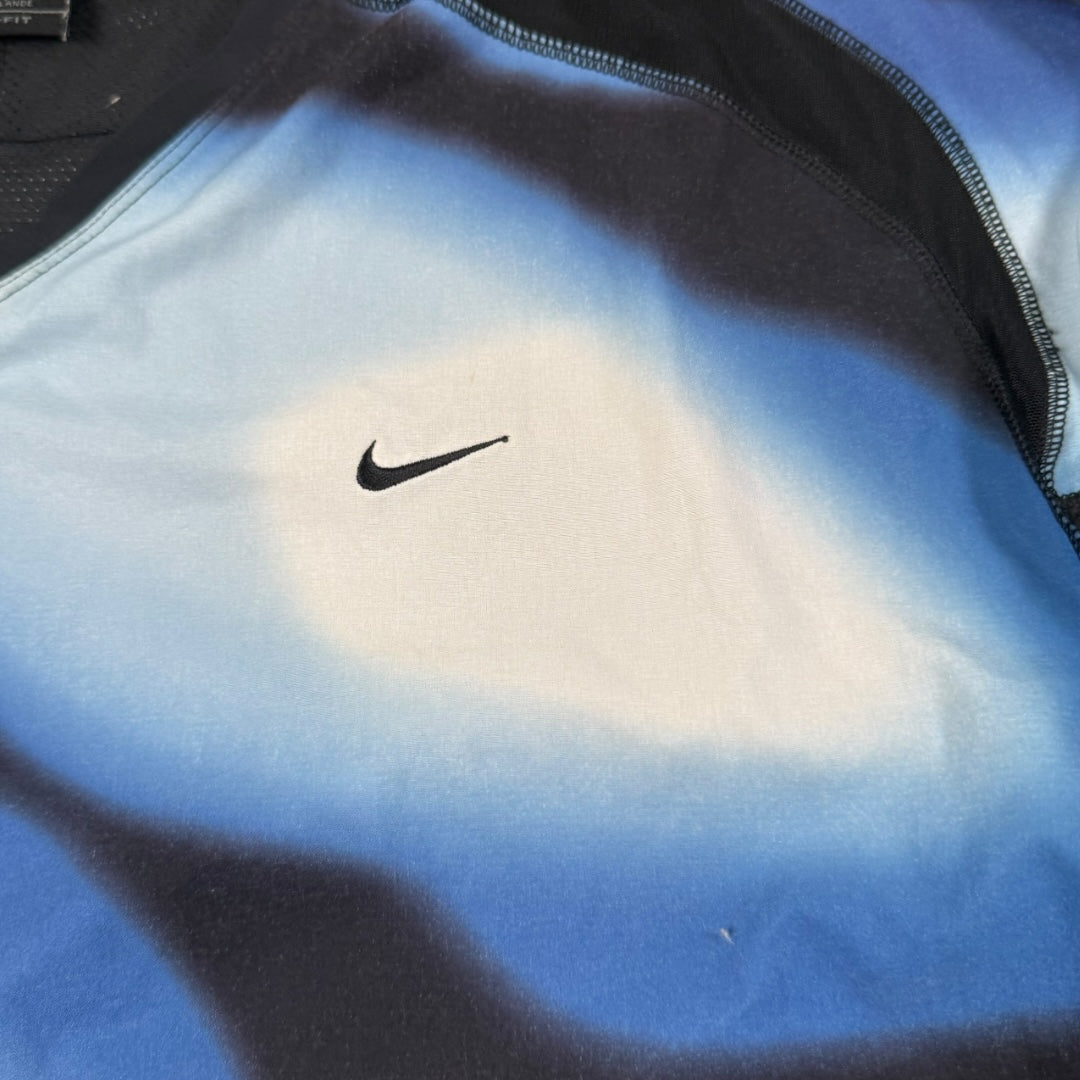 Nike 00’s dri-fit tee black/blue - Large