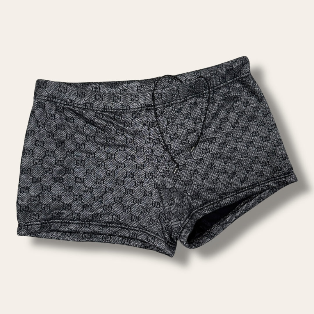 Gucci swim trunks grey - Large