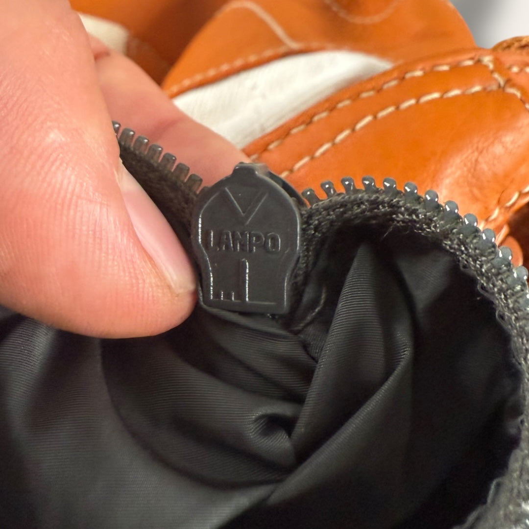 Prada hand bag white/orange