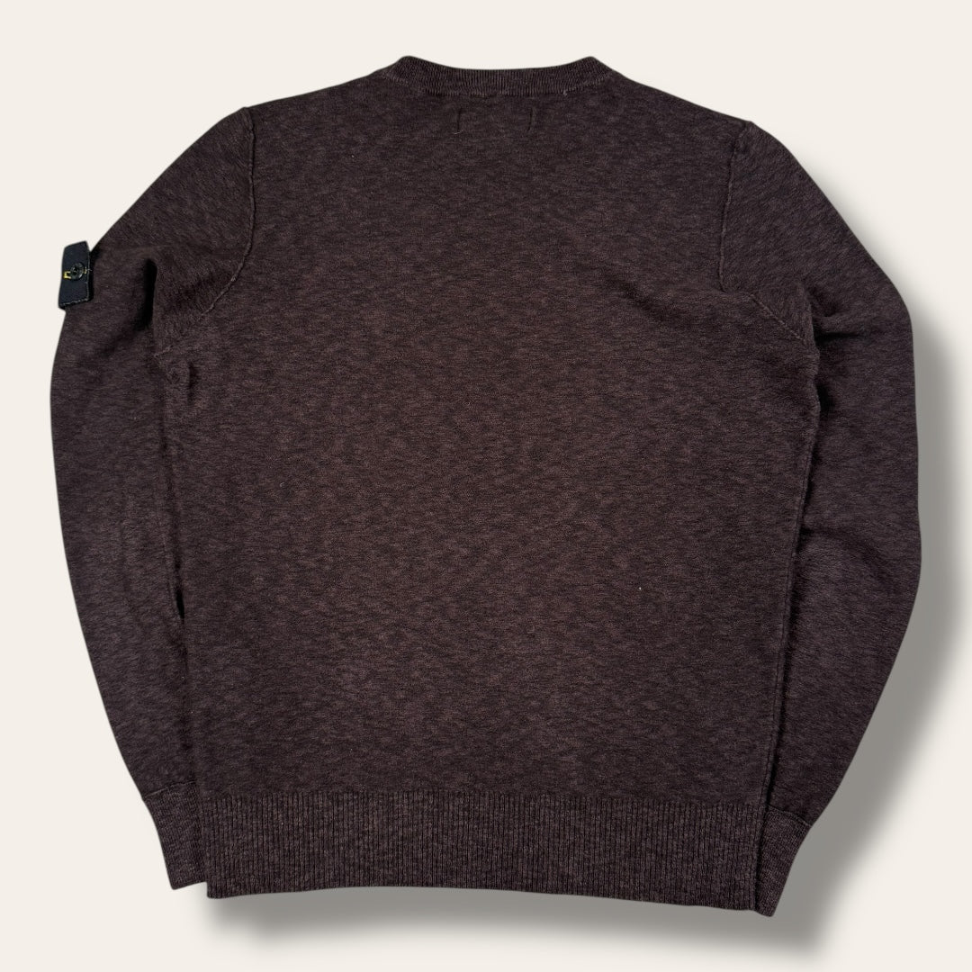 Stone Island sweater burgundy red - Small