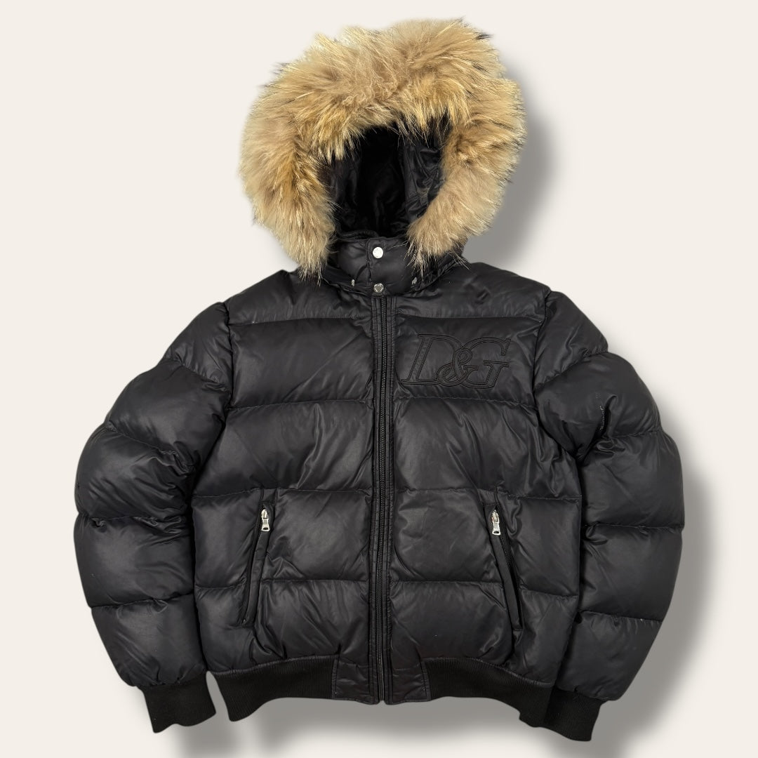 Dolce & gabbana puffer down jacket black - Medium