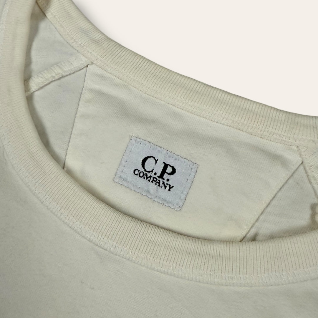 C.P. Company logo tee white - Medium