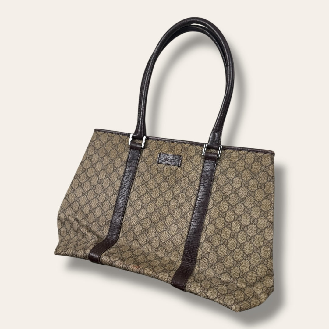 Gucci canvas handbag
