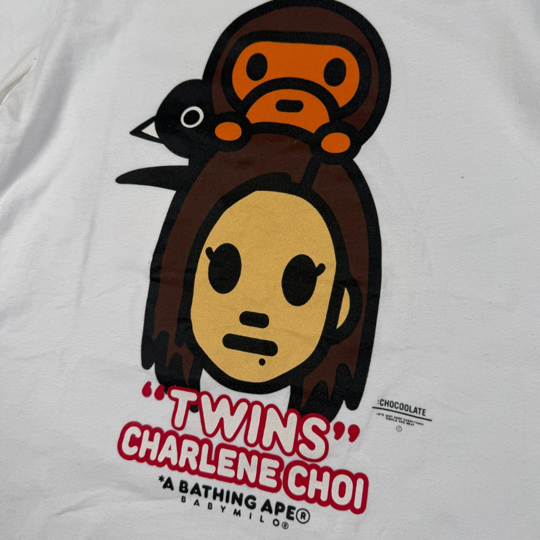 Bape x Chocolate tee white - XS
