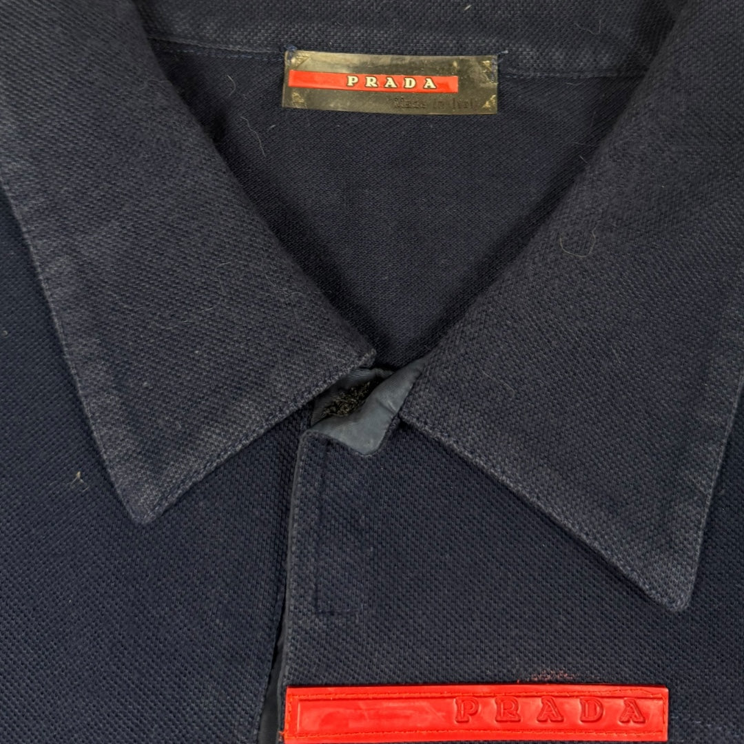 Prada sport polo shirt navy - Large