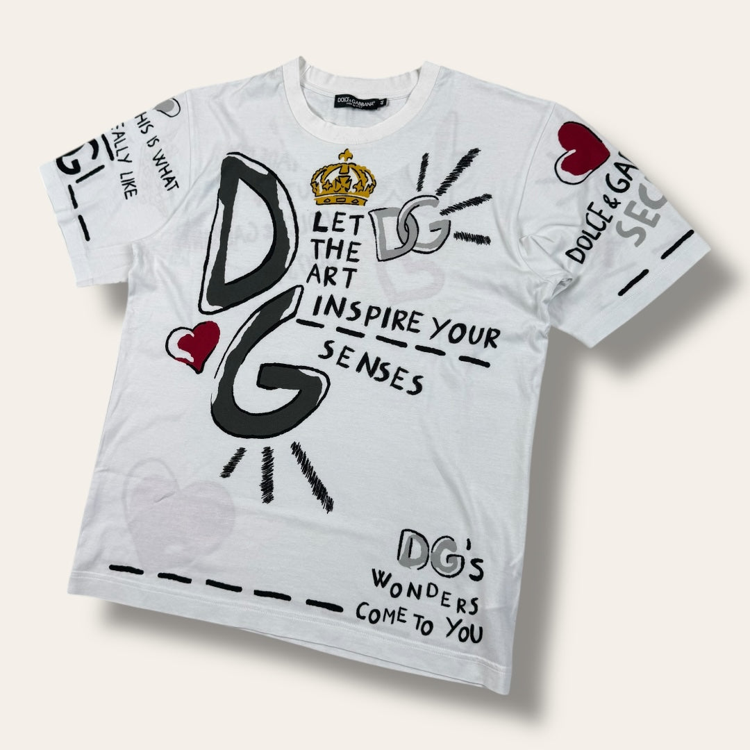 Dolce & Gabbana tee white - Medium