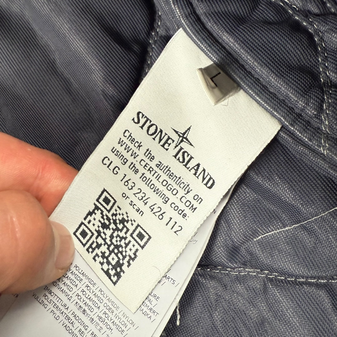 Stone island mussola gommata jacket purple - Large