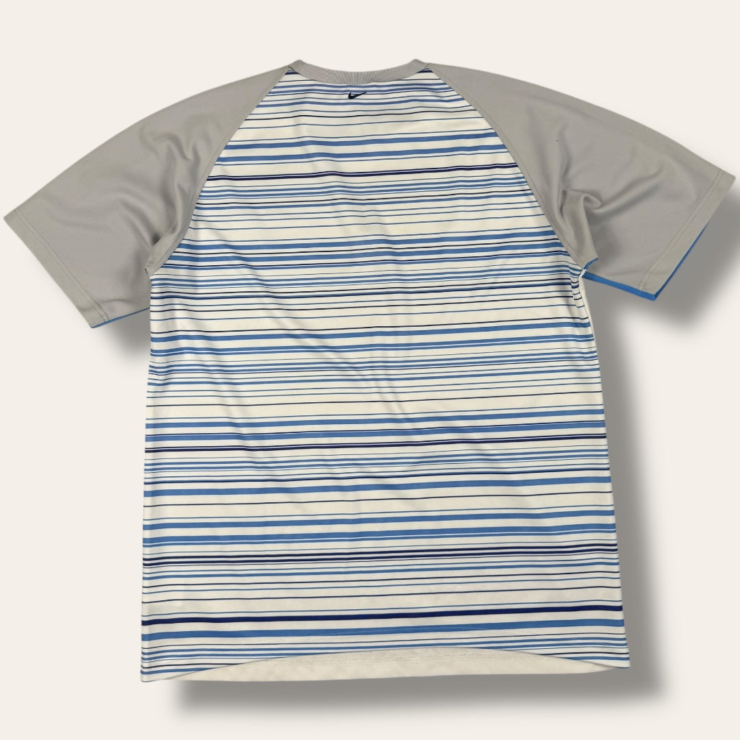 Nike 00’s dri fit tee white/grey - Extra large