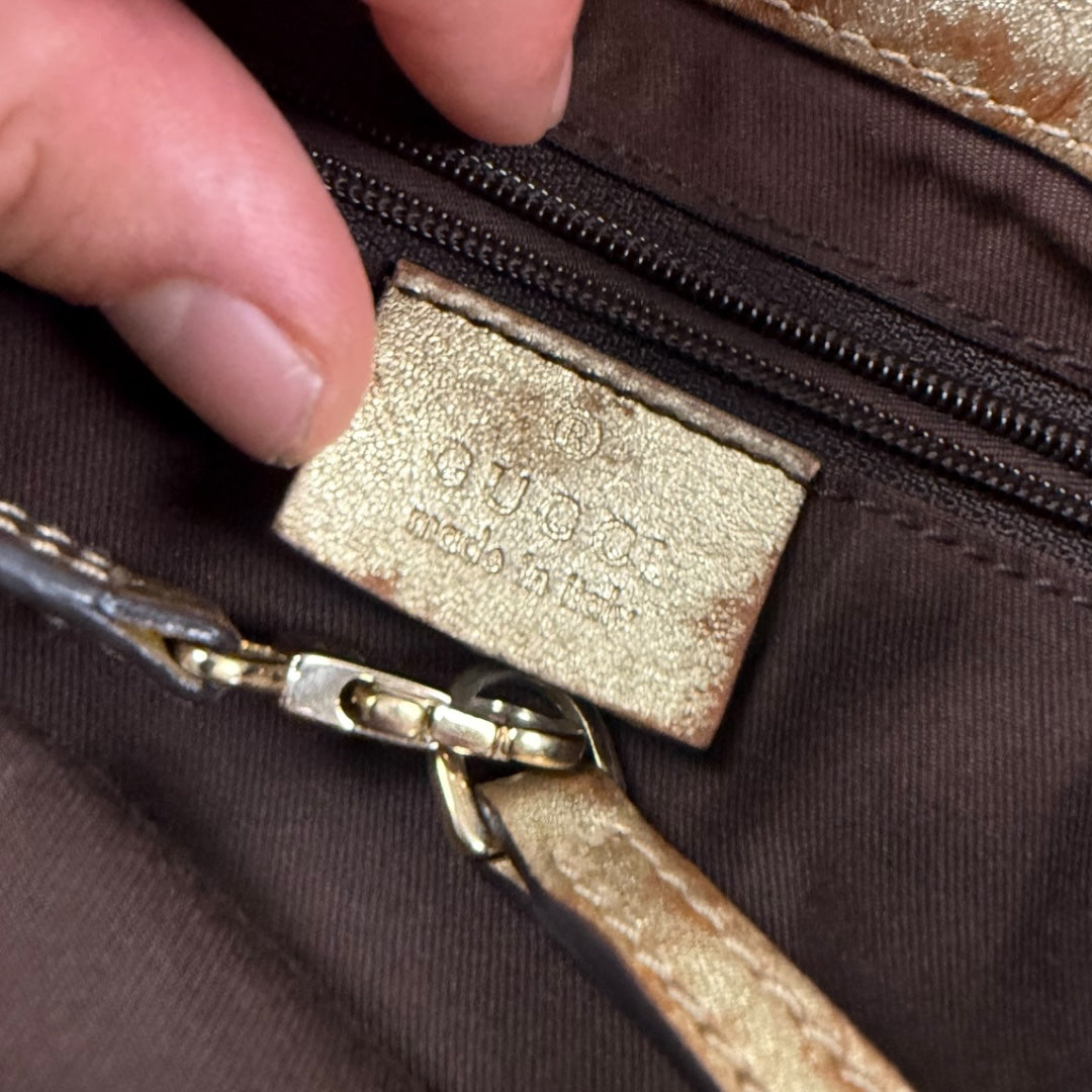 Gucci handbag beige/gold