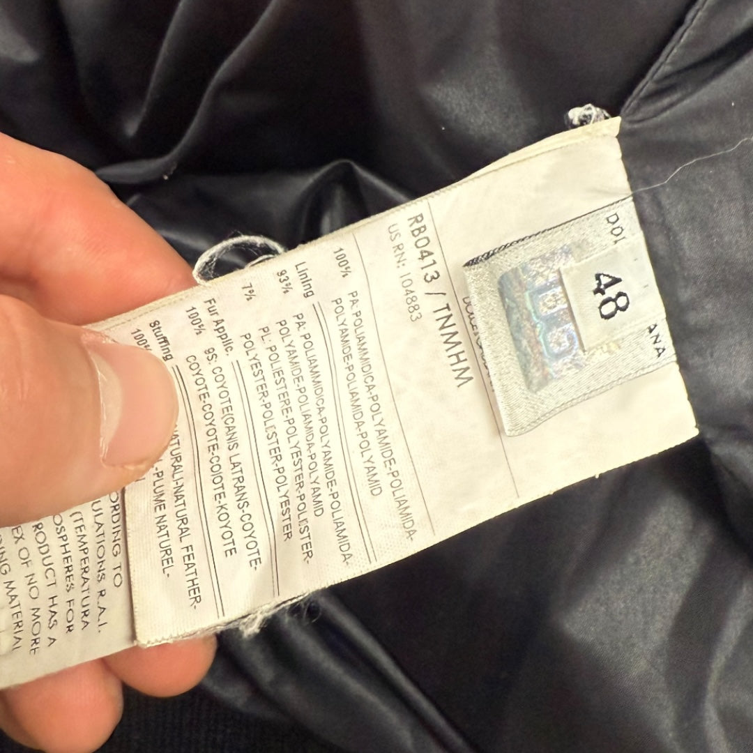 Dolce & gabbana puffer down jacket black - Medium
