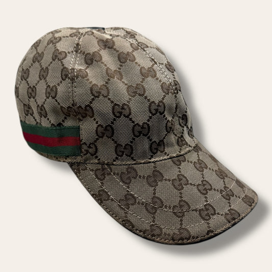 Gucci canvas cap beige - Small