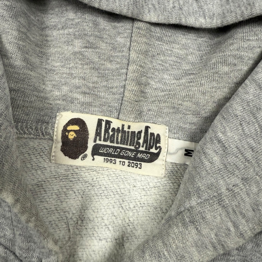 Bape zip-up hoodie grey - Medium