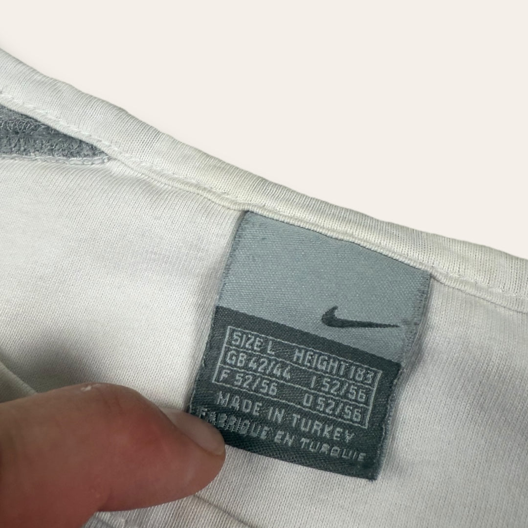 Nike 00’s longsleeve white/grey - large