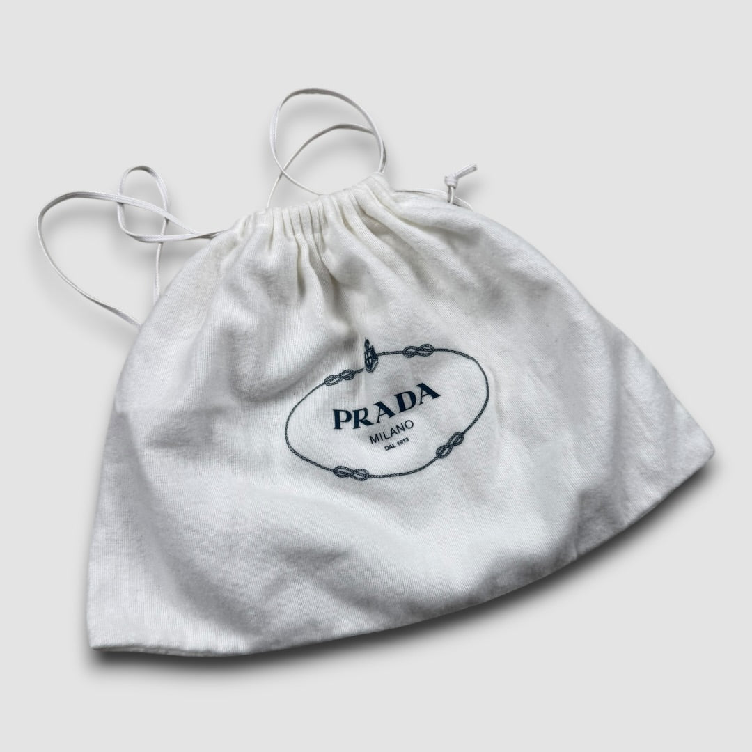 Prada nylon & denim cap black - Medium