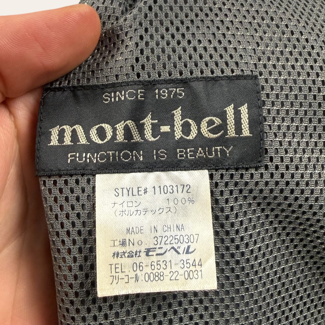 Montbell windbreaker black - Large