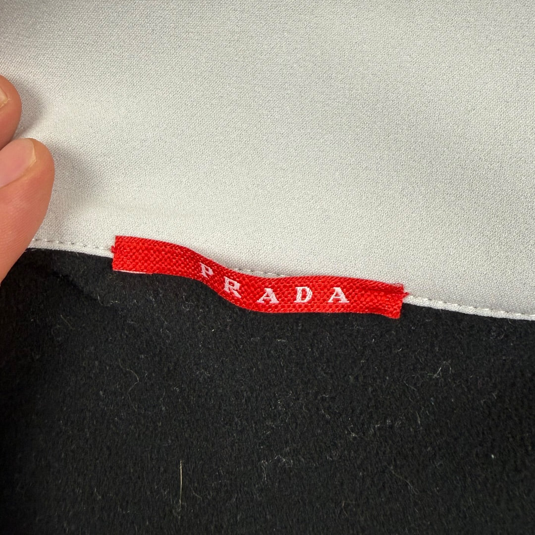 Prada zip up vest women’s grey - Medium