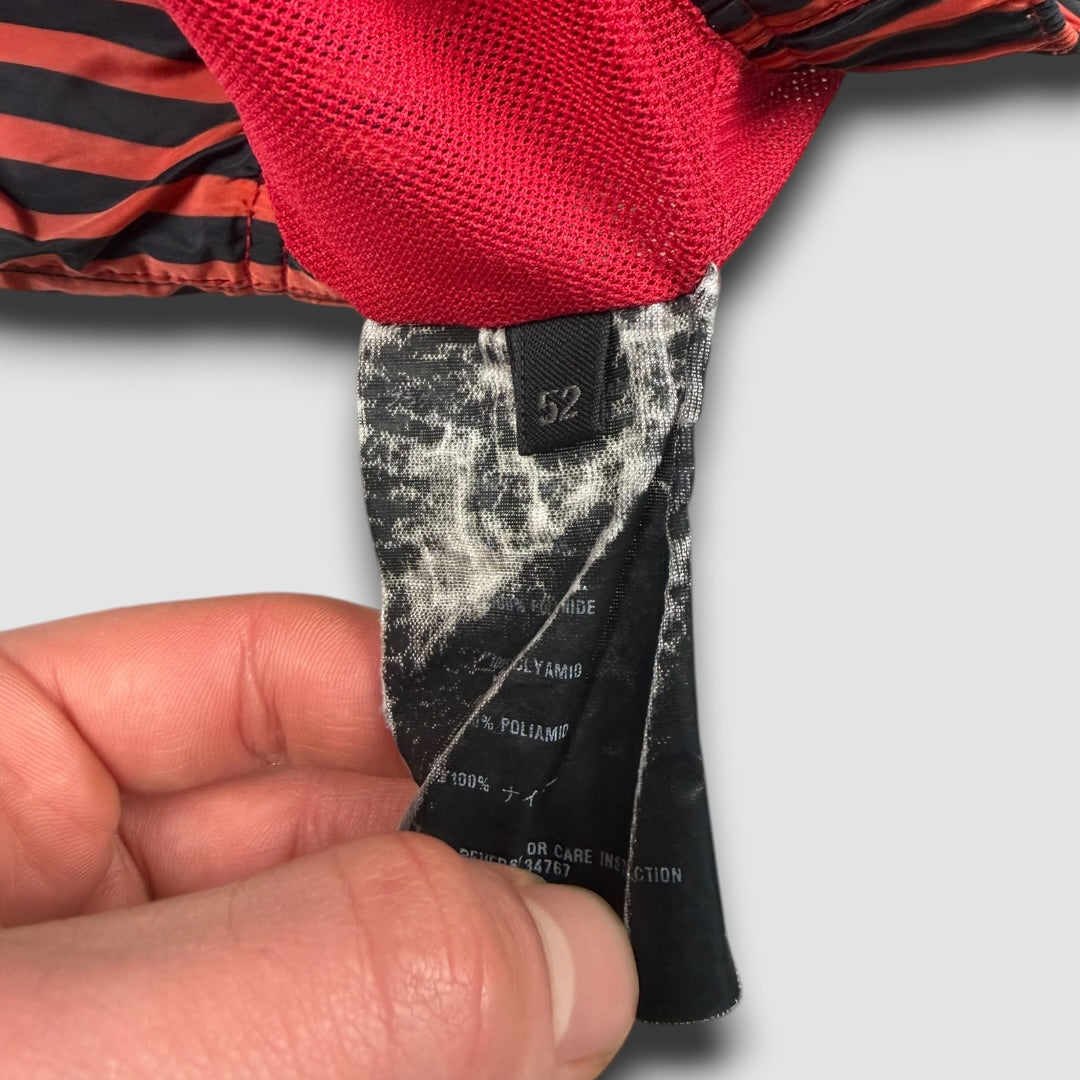 Prada sports black tab swimming shorts red - Large