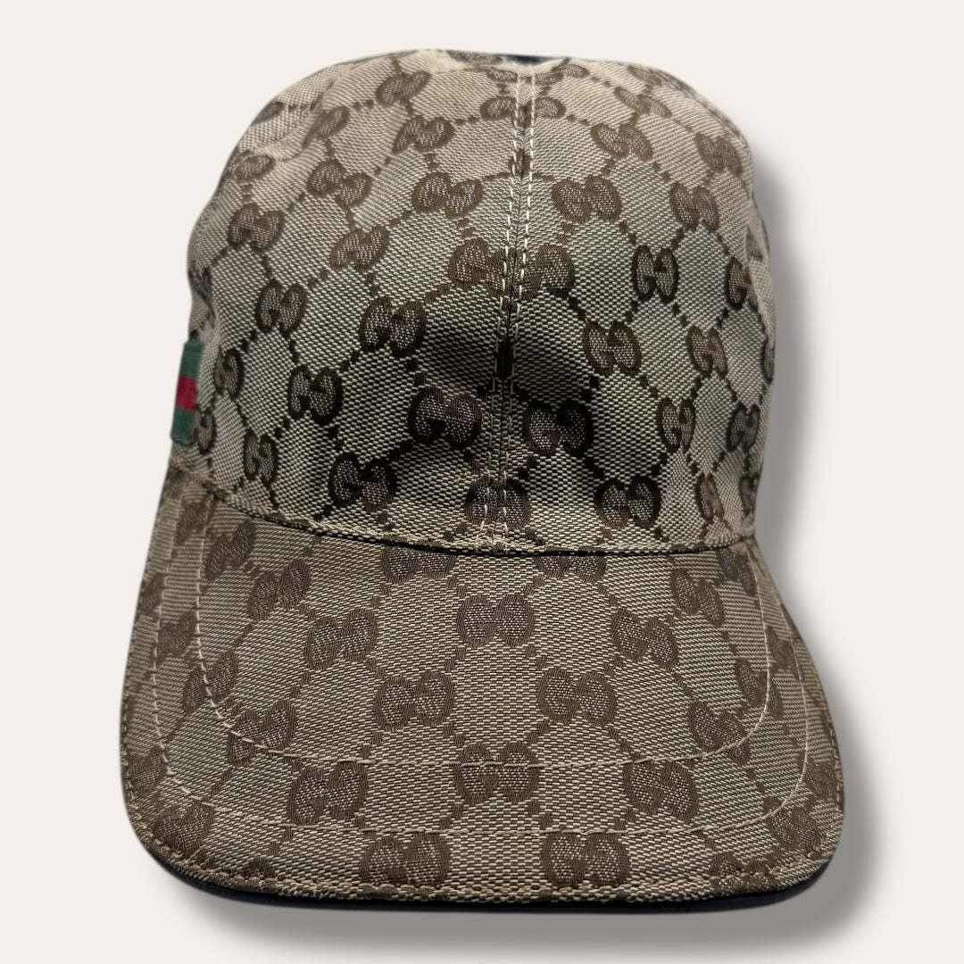 Gucci canvas cap beige - Small