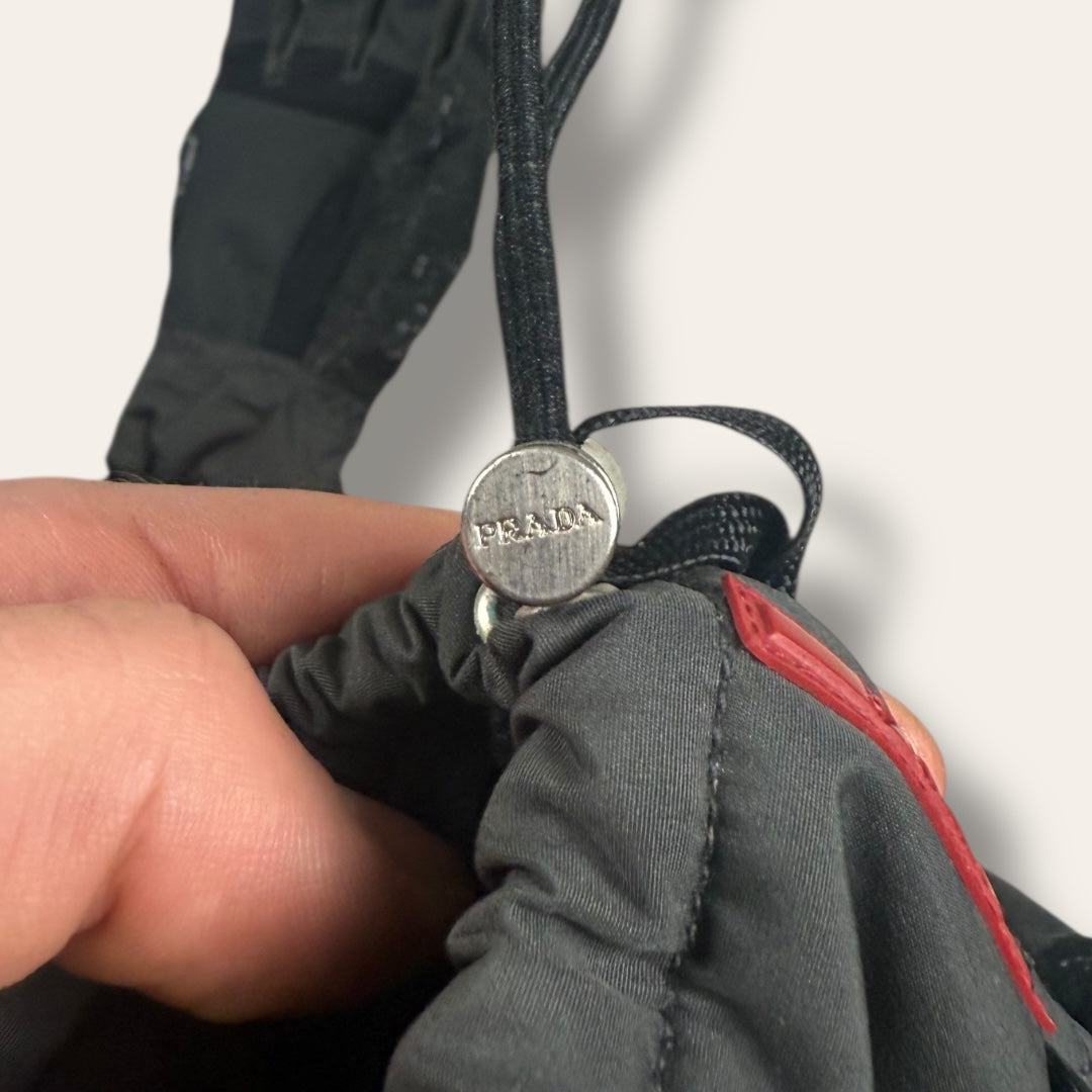 Prada sport gloves black
