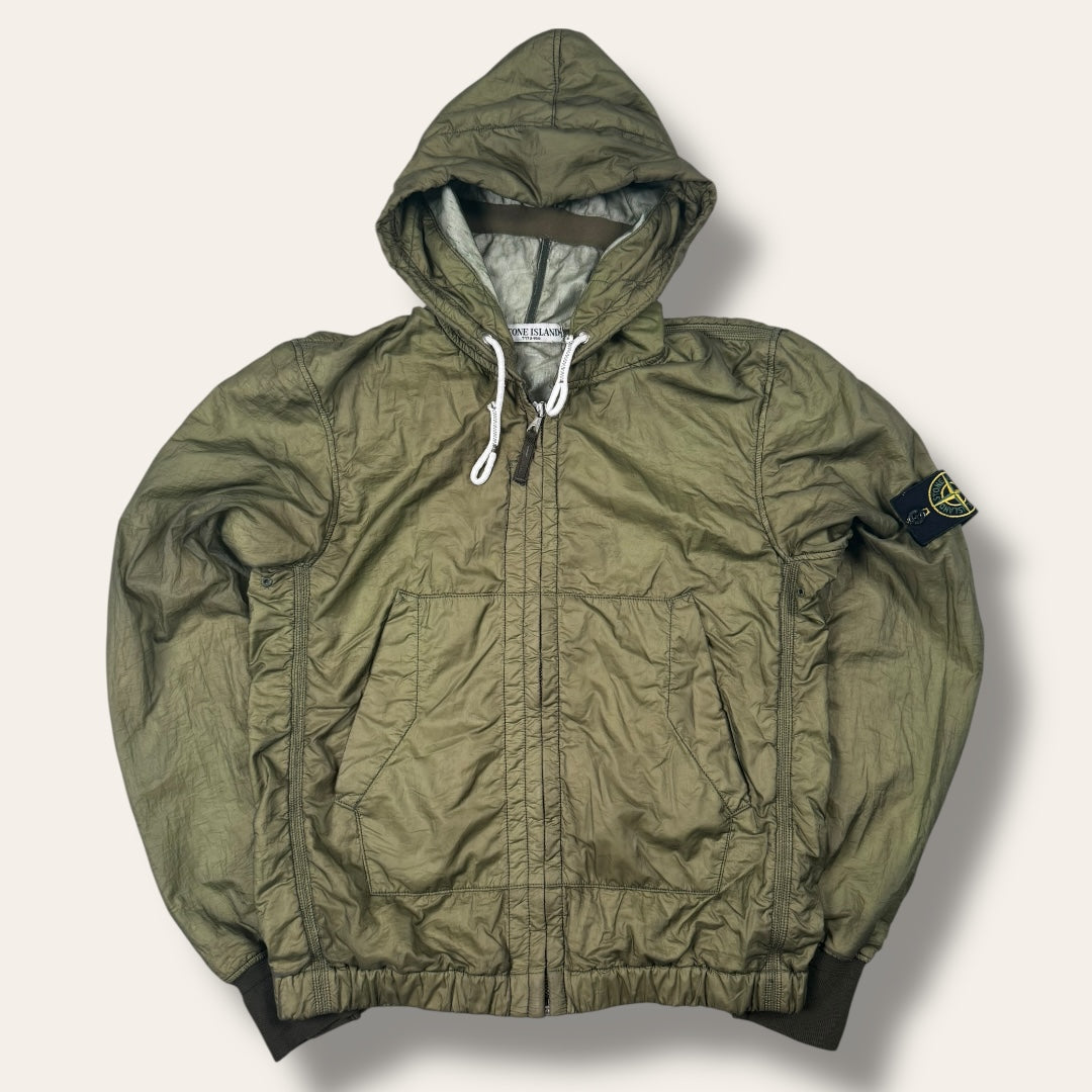 Stone Island jacket dark green - Small